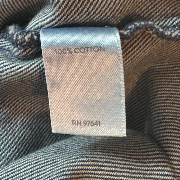 J. Jill 100% cotton, Sleeveless Denim Midi Dress, Size Small, Tie Back - Picture 11 of 12